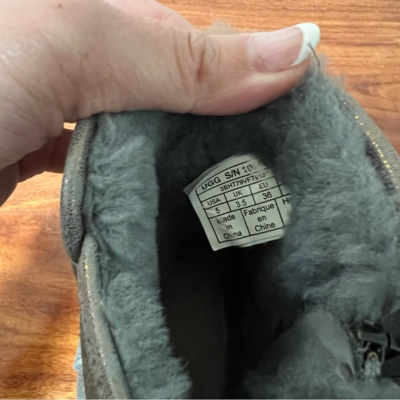 UGG Abree Mini Stardust Gunmetal Boots - Picture 7 of 7